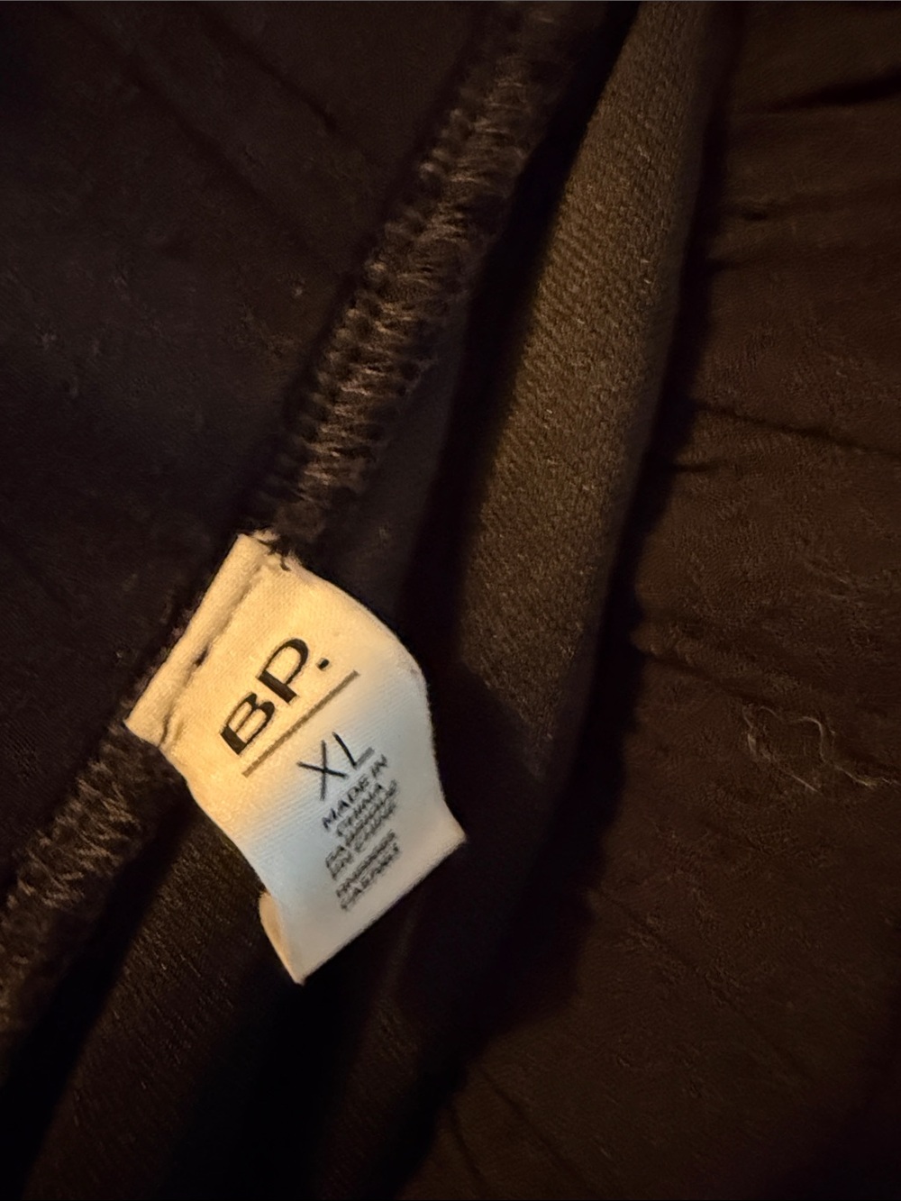 B.P. Black Ruffle V-Neck Women’s Dress - Picture 3 of 6